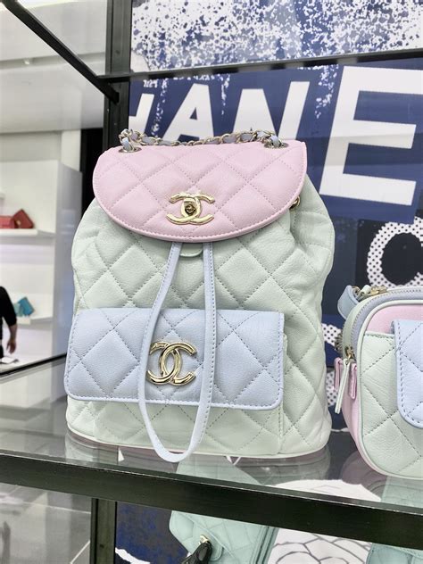 chanel backpack pastel|Chanel backpack ioffer.